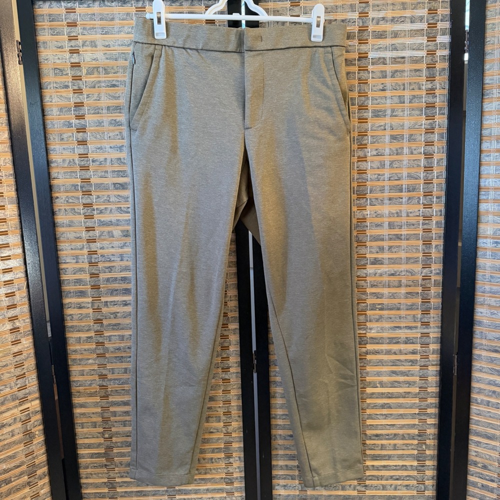 Bonobos Off Duty Knit Pants Men's M Regular Olive Green Tapered Drawstring